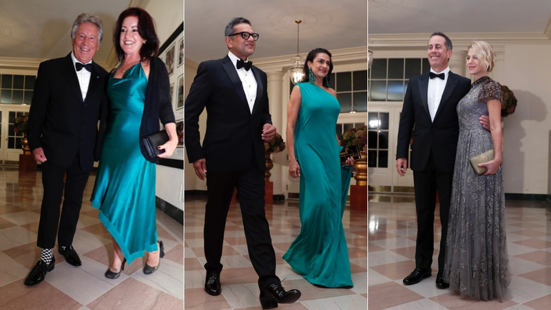 Illustration for article titled Dressing for Diplomacy and Weird Hangs at the Obamas' Final State Dinner